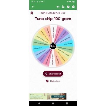 

SPIN BERHADIAH