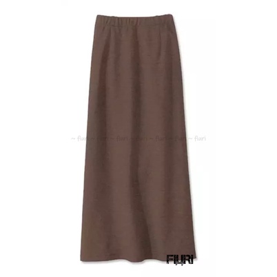 FIURI - Rok Kain Hitam Jumbo Panjang Model A - Rok Kain Model A - A-Line Skrit - Rok Kerja Pelatihan Ospek Perawat Maba Mahasiswa Baru Muslimah Syari Murah Promo Diskon - Rok Dinas - Rok Putih Cokelat Coklat Abu Abu Hitam Besar Big Size-COKLAT TUA