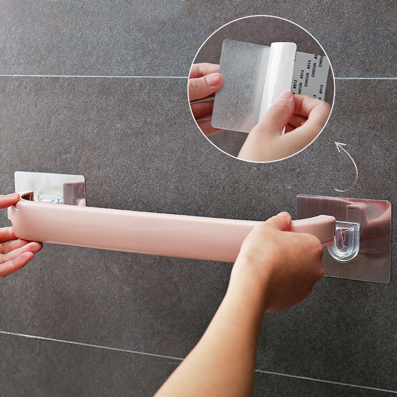 Rak Gantungan Dapur Handuk Kamar Mandi Bathroom Towel Holder Hook 43CM Perekat