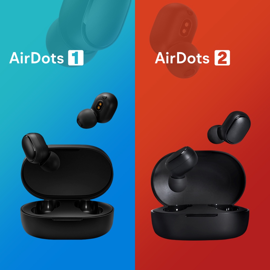 Headset Bluetooth Xiaomi Redmi Airdots 1 Airdots 2 Tws Wireless Earphone