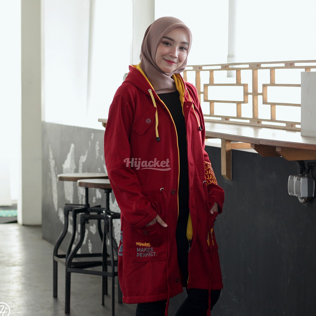 HIJACKET VAHIRA | HIJAKET JAKET HIJAB PANJANG WANITA MUSLIMAH SYAR'I-3