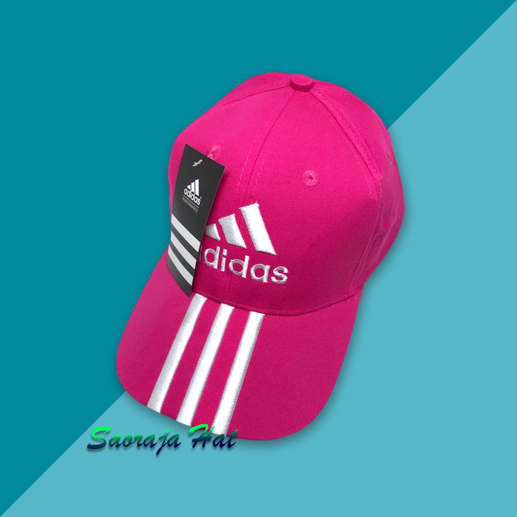 TOPI ADIDASS BASEBALL CAP GARIS 3 TOPI PRIA WANITA DEWASA
