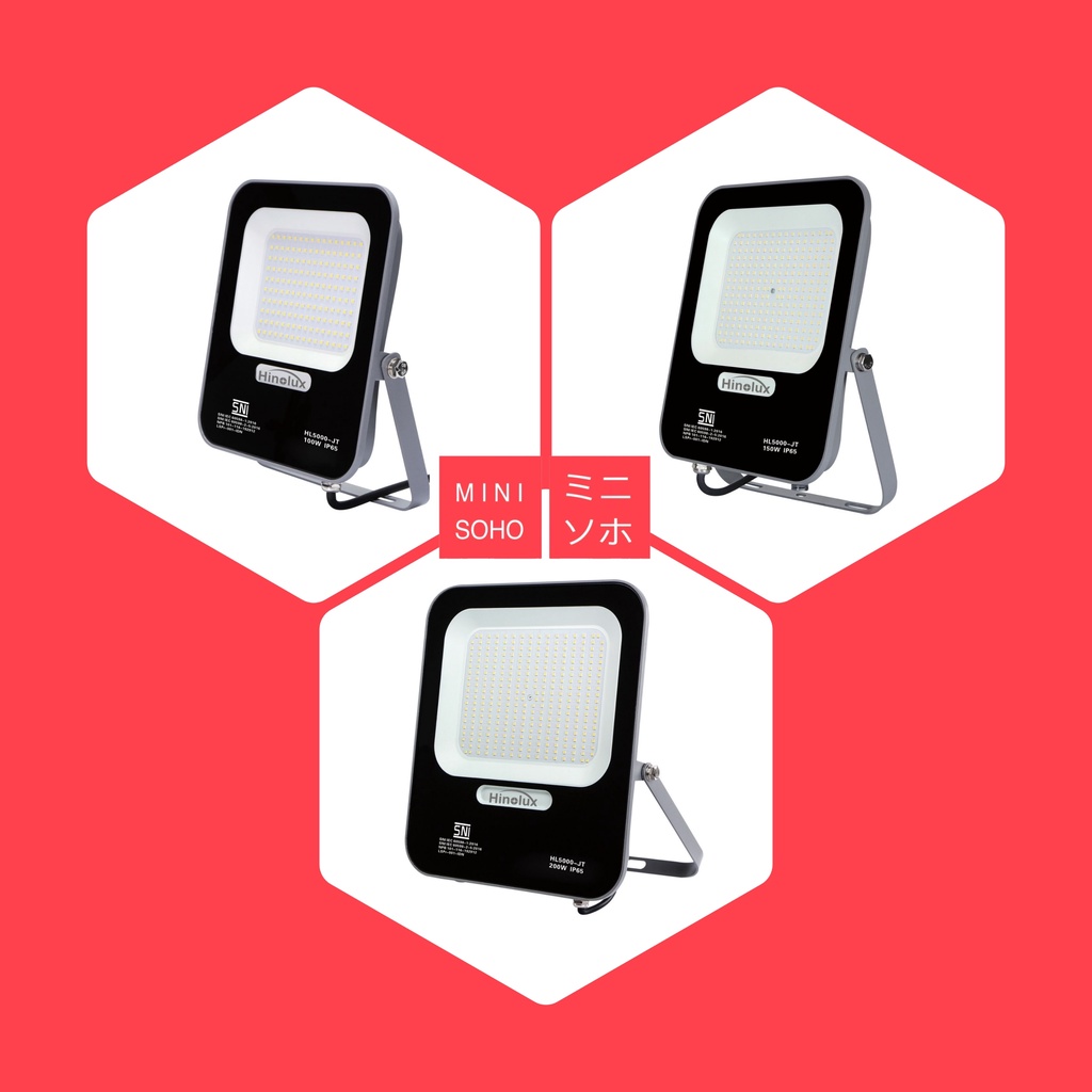 Lampu LED Sorot Tembak Floodlight 100W 150W 200W Watt Outdoor Spotlight Light Lamp IP66