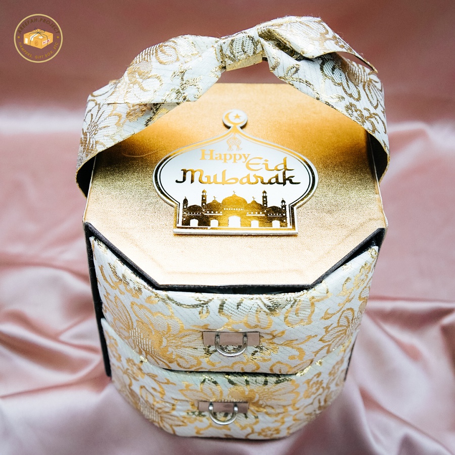

Premium Gold Hampers Parsel Gift Set Tingkat