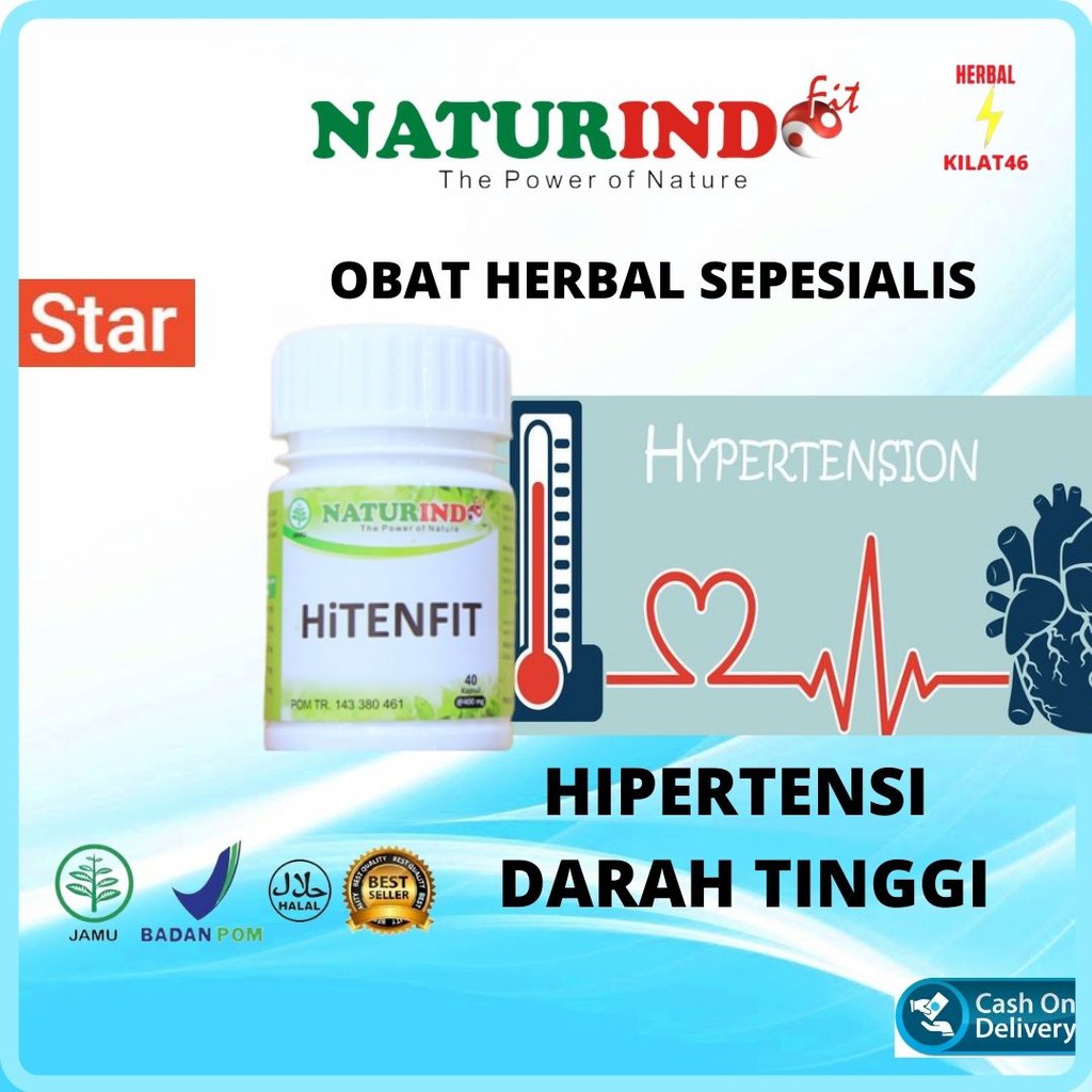 

OBAT herbal hipertensi menurunkan darah tinggi alami aman tanpa efek samping solusinya HITENFIT cod