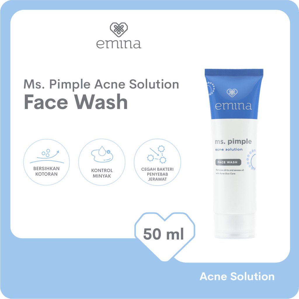 EMINA Ms.Pimple Acne Solution Face Wash 50ml