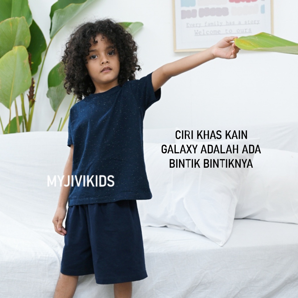 KAOS ANAK GALAXY LENGAN PENDEK BY MYJIVIKIDS