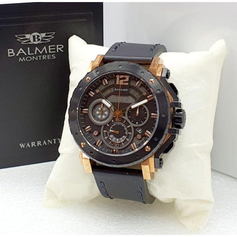 JAM TANGAN BALMER 7935 CHRONO KULIT ORIGINAL