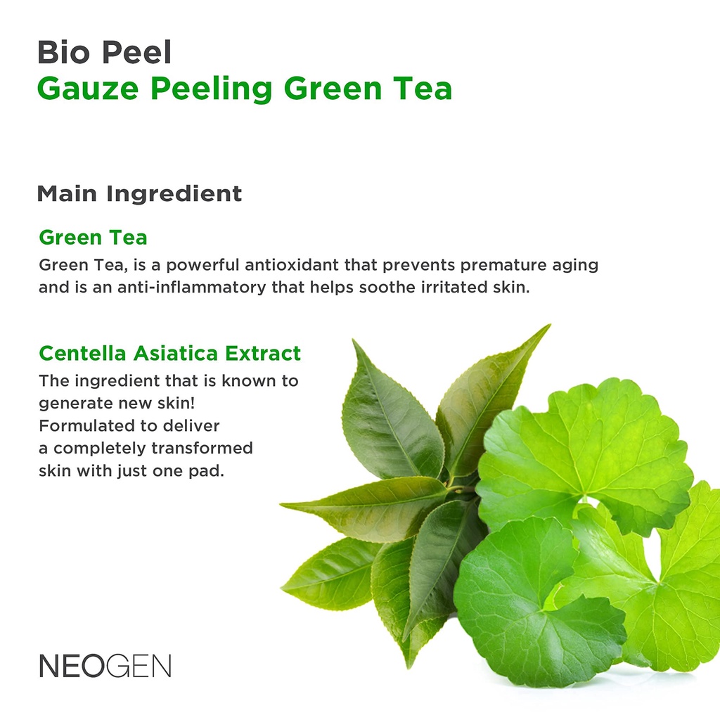 NEOGEN DERMALOGY Gauze Peeling - Green Tea BPOM