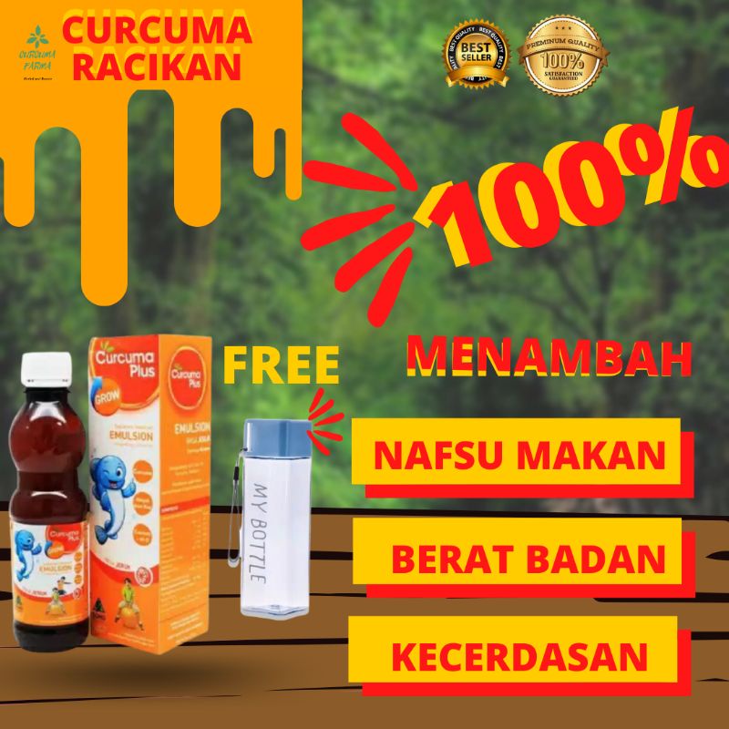 [M16] ☘️ Curcuma farma ☘️ Curcuma plus racikan vitamin anak penambah nafsu makan penggemuk badan ana