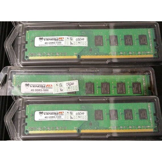 Memori RAM PC DDR3 4GB PC 1600/1280 VENOMRX