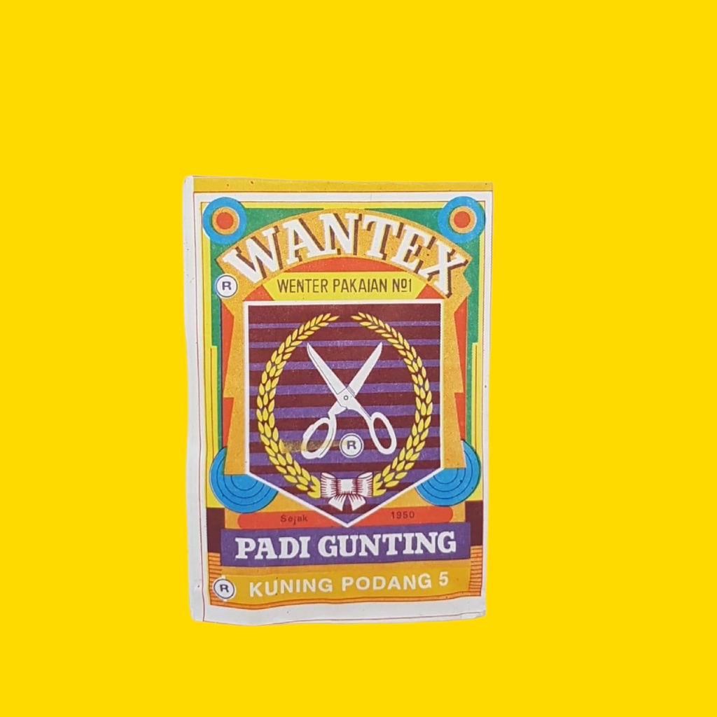 Wantex Kuning Podang 5 Padi Gunting Wenter Pewarna Warna Warni Tie Dye Baju Sumbo Sumba Kain Cotton Satuan Eceran Jumputan Art Celup Wentek Serbuk Coloring Color Jumput Craft Crafting Kerajinan Jeans Sepatu Jaket Sweater Bahan Seni Grosir Prakarya Malang