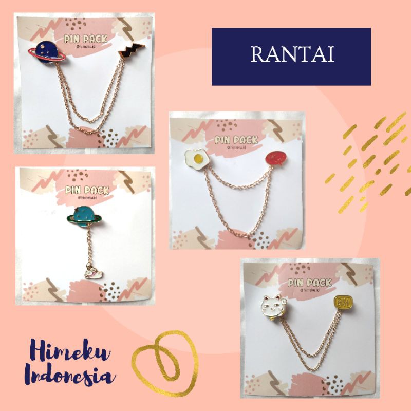 PIN untuk tas | Pin Enamel