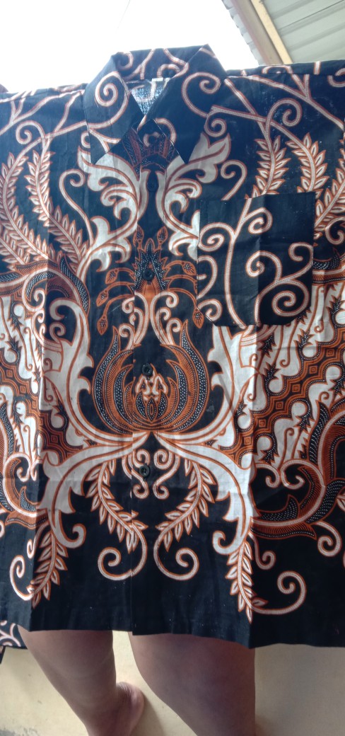 Batik Couple Keluarga Sania Ruffle Ori Ndoro Jowi Dnt Motif Mahkota