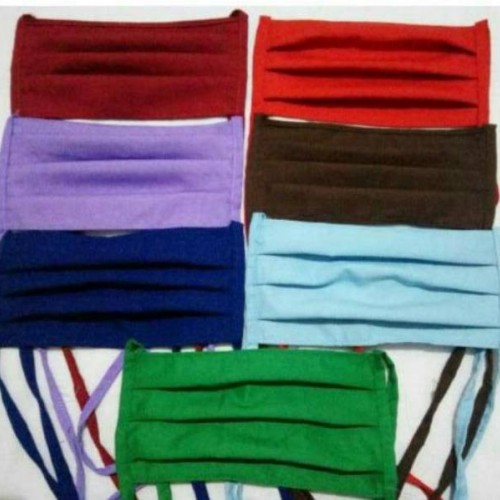 Masker kain oxford masker anak Masker hitam Masker warna