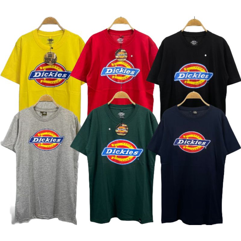 KAOS BAJU TSHIRT DICKIES HITAM NAVY HIJAU MERAH ABU KUNING