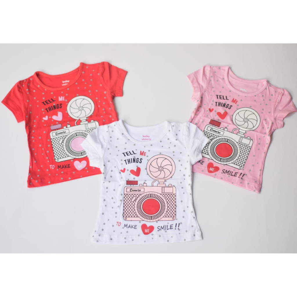 kaos anak baby victory umur 1-3 tahun cewe dan cowo-8