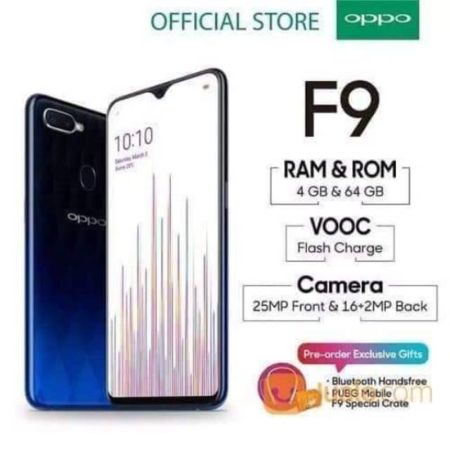 Hp oppo F9 ram 4/64gb