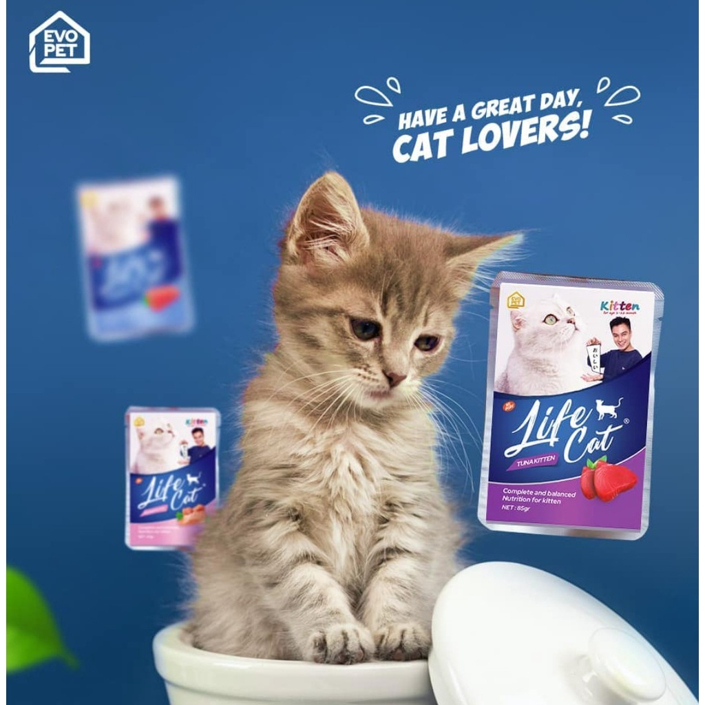 Life Cat Sachet Makanan Kucing Basah 85gr