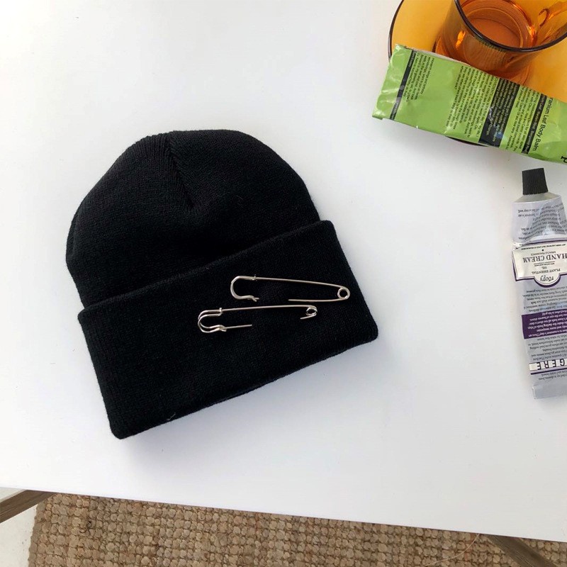 TKPE topi kupluk rajut peniti villa musim dingin winter korea jepang