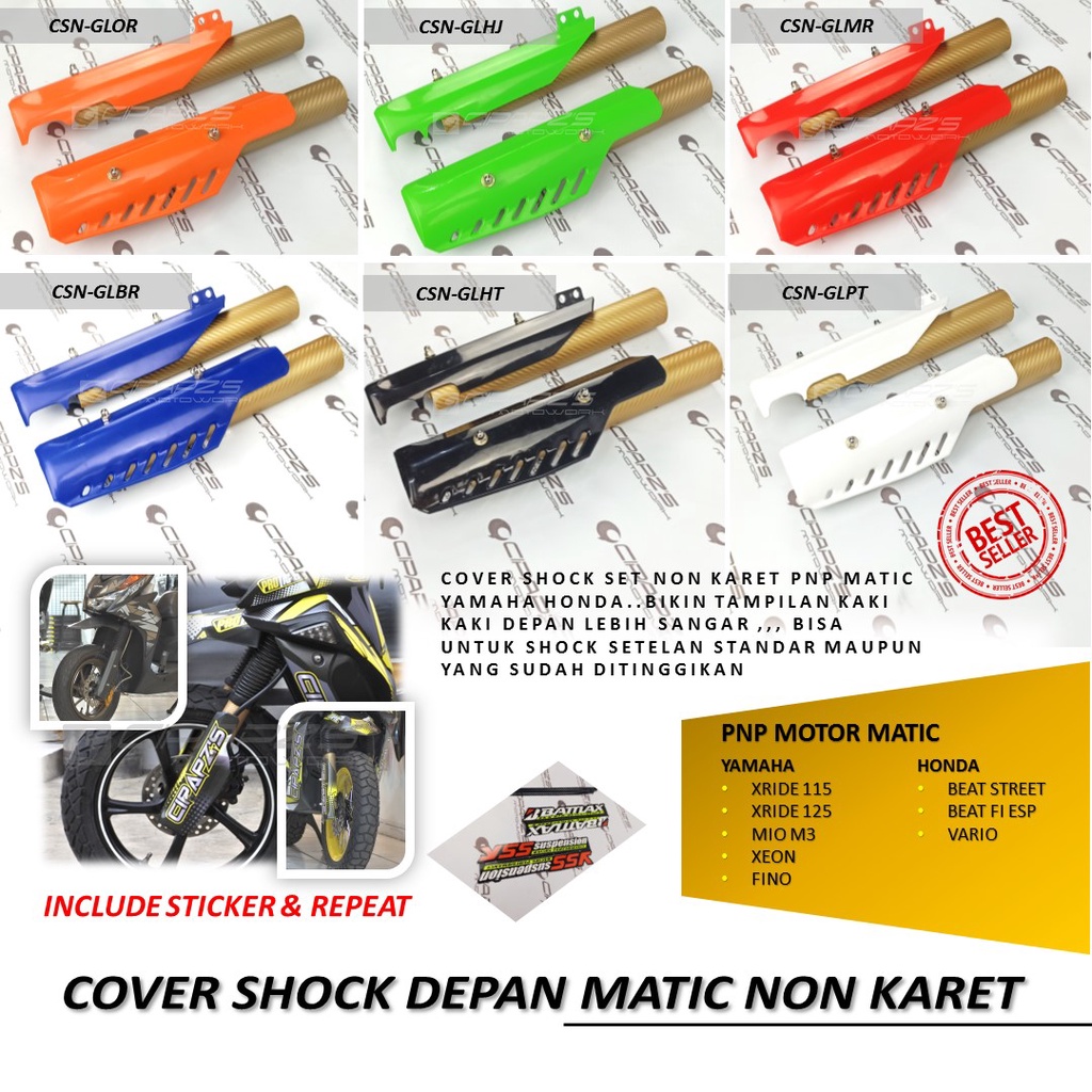 COVER SHOCK DEPAN MATIC NON KARET / ACCESORIES SHOCK DEPAN MATIC / COVER SHOCK DEPAN BEAT STREET/COV