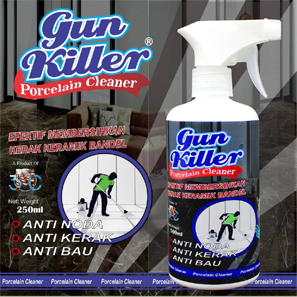 GUN KILLER PORCELAIN CLEANER 500 ML PEMBERSIH KERAMIK LANTAI