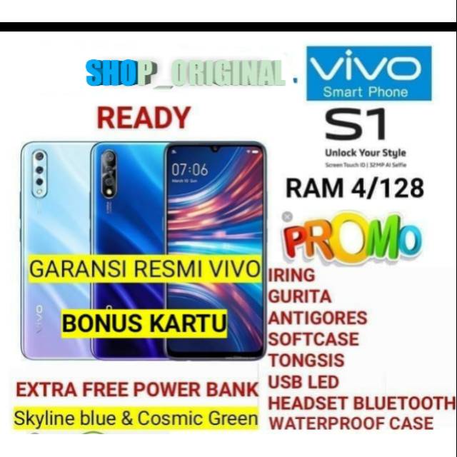 VIVO S1 RAM 4/128 GARANSI RESMI VIVO INDONESIA