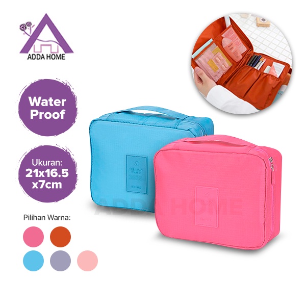 Adda Home - Tas Travel Organizer Kosmetik Perlengkapan Mandi - 21x16.5x7cm