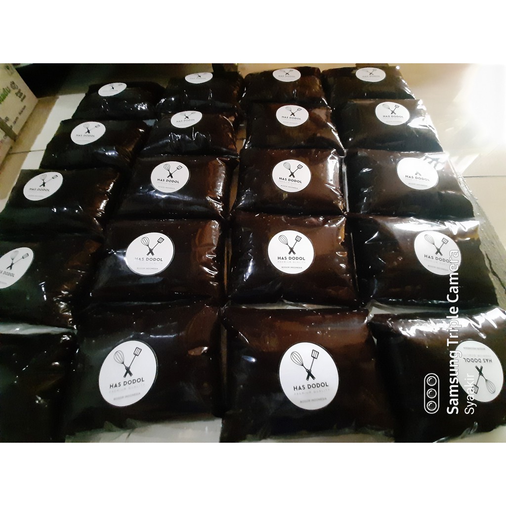 Terlaris Dodol / Jenang Original Ketan Hitam 500 gram /setengah kilo Asli Bogor/setengah kilo