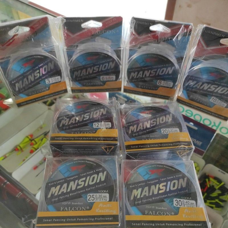 Senar Pancing FALCON MANSION warna putih