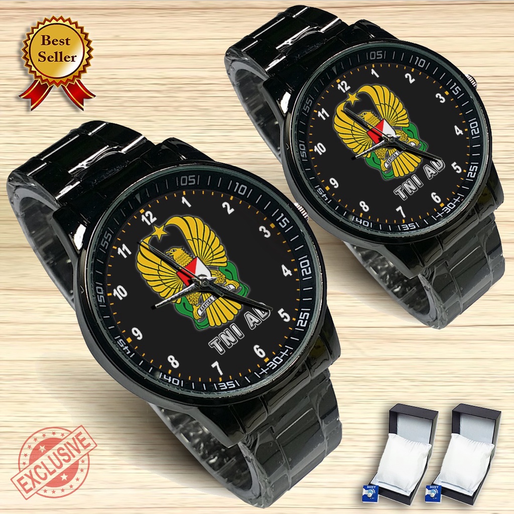 {Exclusive} Jam Tangan Couple TENTARA NASIONAL INDONESIA AD - 3