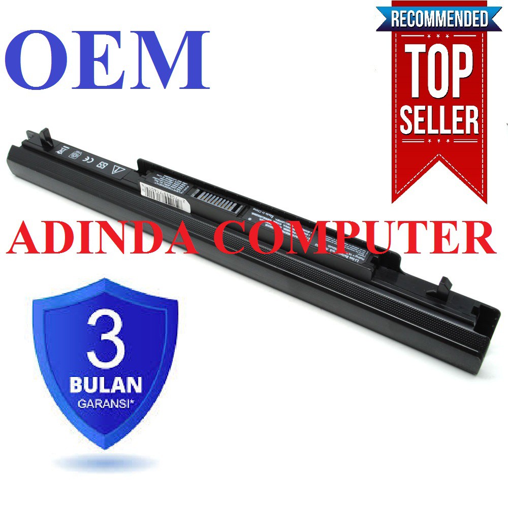 Baterai Asus A46 K56CM S40 S40C S40CA S40CM S405 S405C S405CA V550 E46