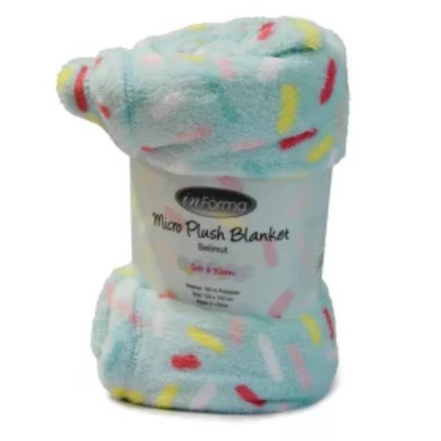 Microfiber Blanket with Pattern / Selimut Microfiber Motif