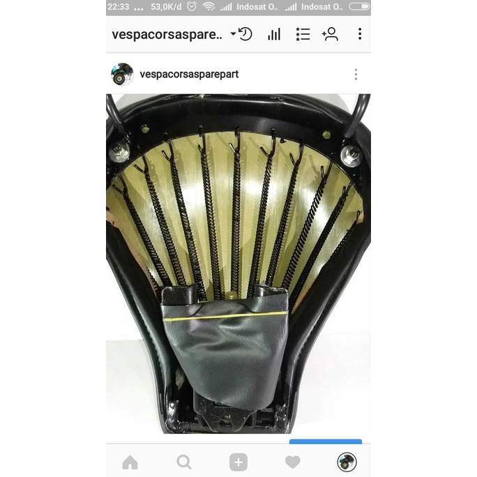 Jok Vespa Super Exclusive Px Original Mg Nos