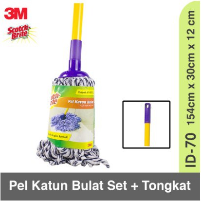 Scotch brite ID 70 Pel katun bulat set