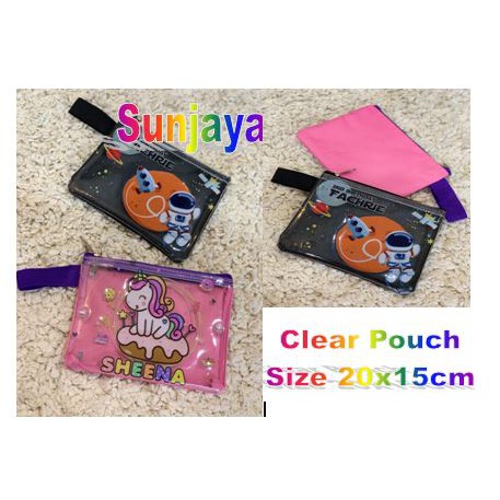 

Hamper/Souvenir Ulang Tahun/Aqiqahan/Tasyukuran/Natal/Baby One Month/Clear Pouch/Pouch/Tempat Pensil