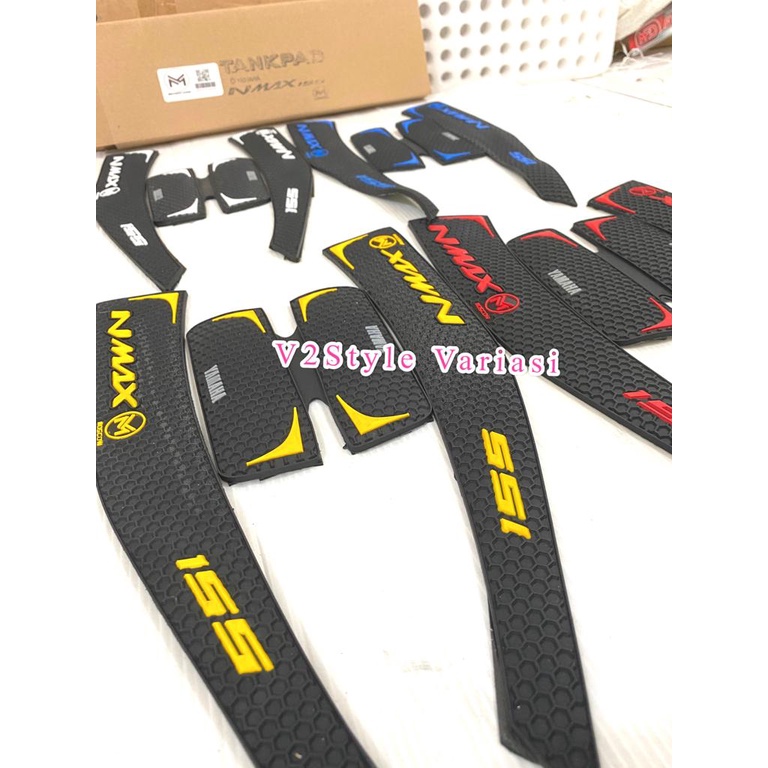 DECKPAD NEW NMAX 2020 2021 TANKPAD STICKER KARET TIMBUL PELINDUNG SET 3D YAMAHA NMAX 155 PNP MOSCOW Stiker Sticker Tankpad Karet New Nmax 2020-2022 Motif Full ankpad Nmax Tangpad Nmax New Deckpad Nmax 155 baru tahun 2020 2021 2022 Karet Premium  Original