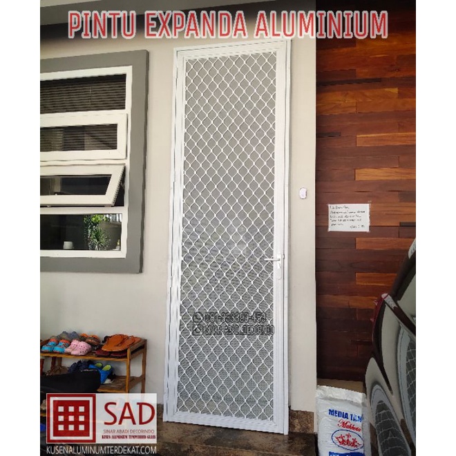 Jual Pintu Kawat Nyamuk Expanda Aluminium Indonesia Shopee Indonesia