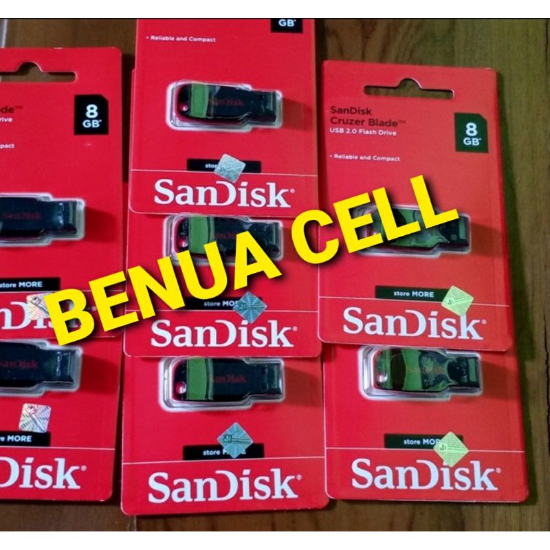 FLASHDISK SANDISK 8GB - FD SANDISK 8GB ORIGINAL RESMI