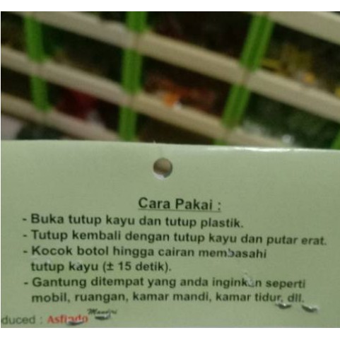 VLEO PENGHARUM RUANGAN DAN PENGHARUM MOBIL GANTUNG APEL VLEO 10ML