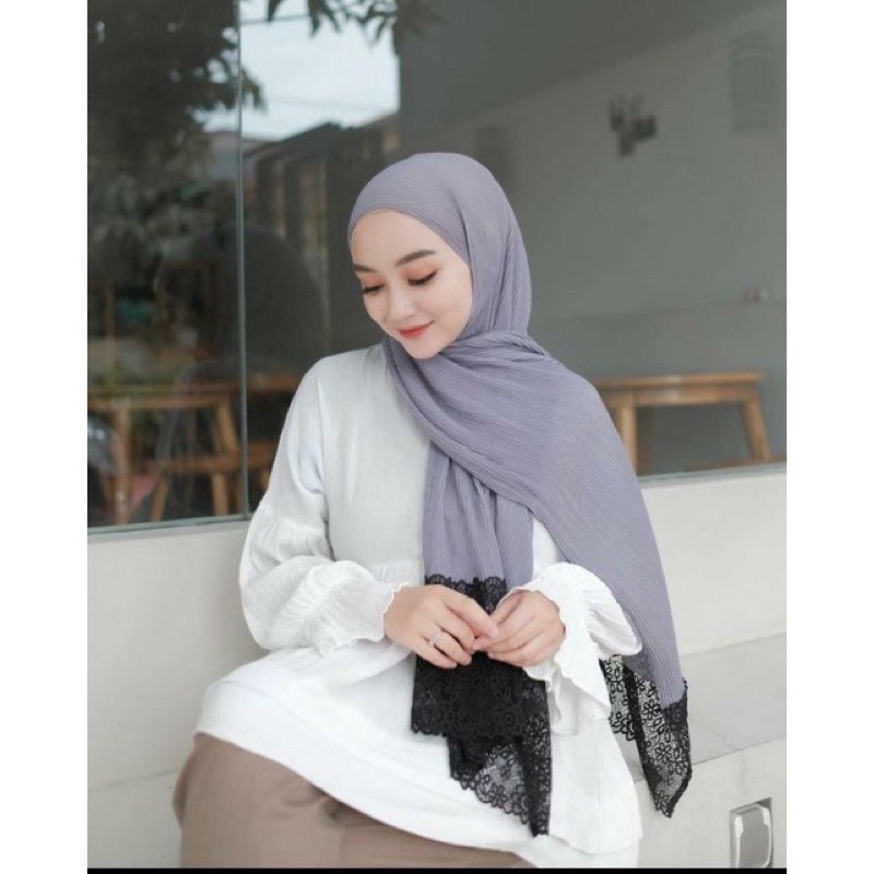 Pashmina Plisket Brukat / Pasmina Plisket Rempel Brukat / Pashmina Ceruty / Pashmina Diamond / Hijab