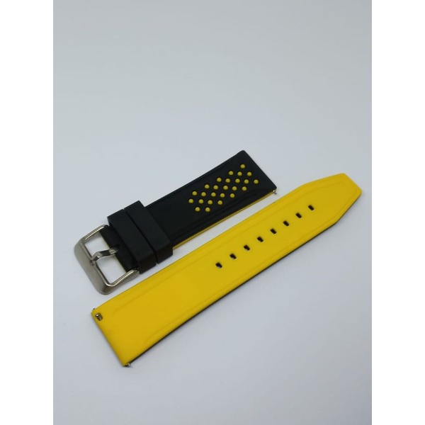 Tali Karet Jam Tangan Strap Silicon Rubber 24mm Quick Realease Strap Tali Jam Tangan Universal / uniseks bisa untuk semua jenis jam berkualitas tinggi