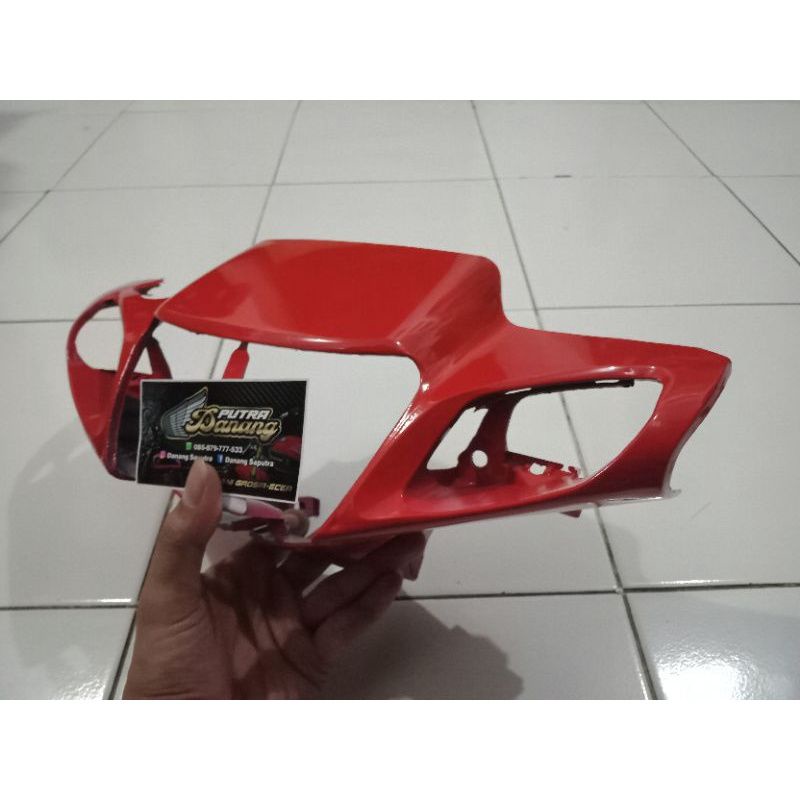 batok bodi body lampu depan fiz r fizr vega r lama warna merah