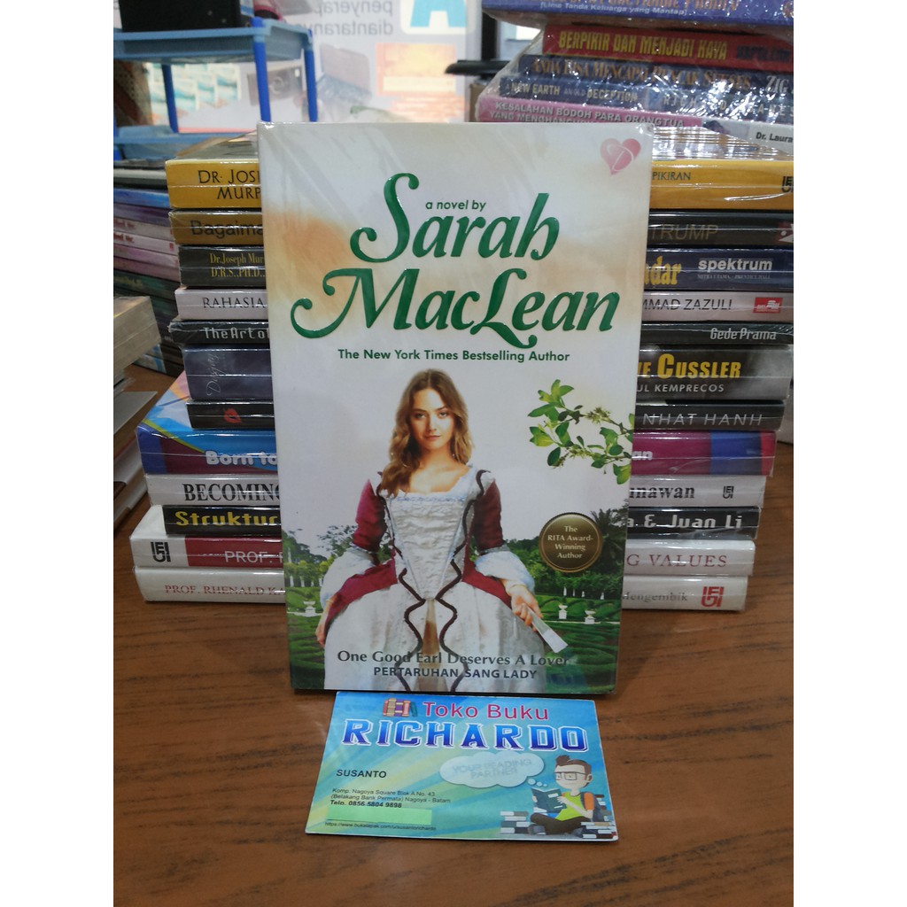 Buku One Good Earl Deserves A Lover Pertaruhan Sang Lady --- Sarah MacLean
