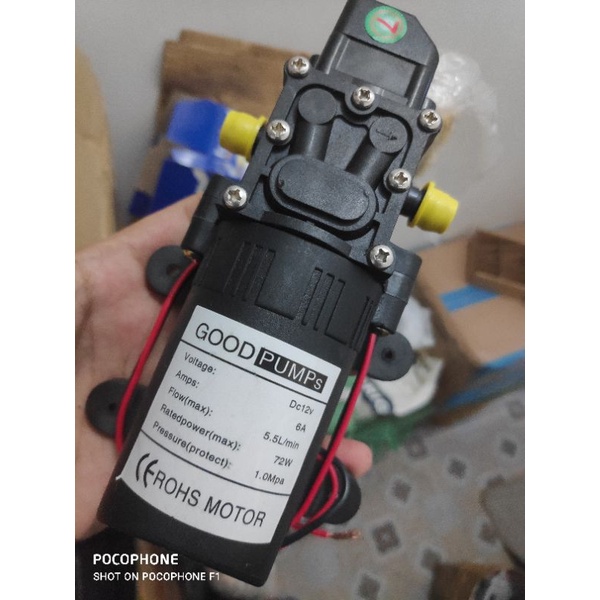 Pompa DC 12V 130Psi Pompa High pressure Pompa Cuci motor DC Pompa pertanian Irigasi pompa Desinfectan pompa kabut