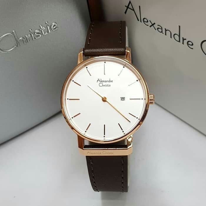 jam tangan wanita alexander cristie original ac8572 rose gold