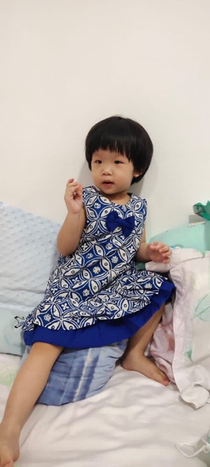 Parikesit Couple Batik Anak Kemeja & Dress Kakak Adik Dres Dan Hem Anak Kembaran