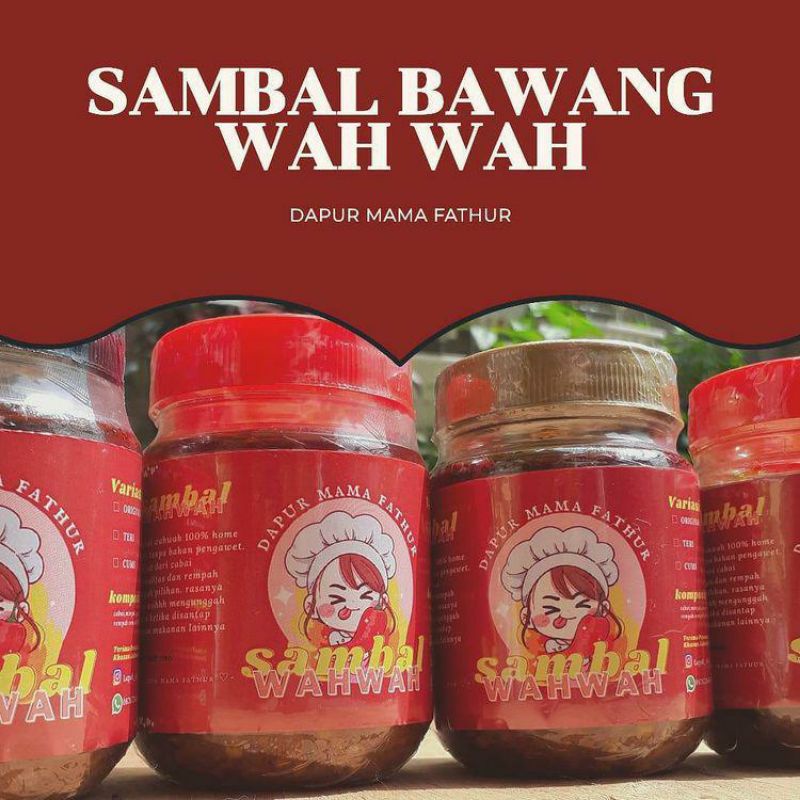 

Sambal Bawang WahWah Special Murah 100% HomeMade