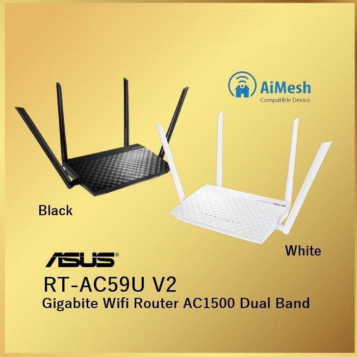 Asus RT-AC59U Dual Band Gigabit Wireless Router AC1500