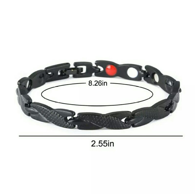 gelang magnet titanium metal pria wanita